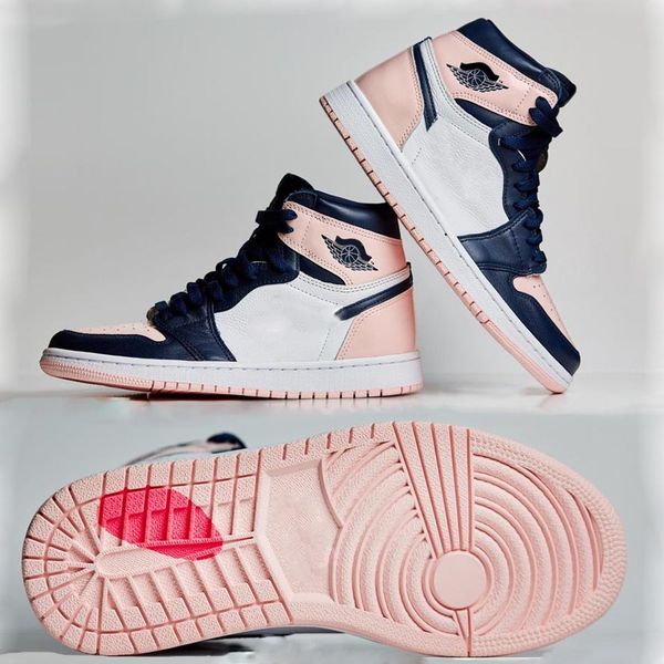 2021 authentic 1 high og bubble gum shoes atmosphere/white-laser pink-obsidian men women outdoor sports sneakers with original box, Red;white
2021 authentic 1 high og bubble gum shoes atmosphere/white-laser pink-obsidian men women outdoor sports sneakers with original box, Red;white