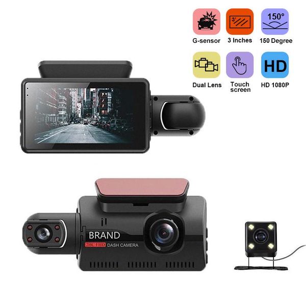 3" touch screen car dvr camera dual lens dash cam with g-sensor hd 1080p night vision driving video recorder 150° wide angle dvrs
3" touch screen car dvr camera dual lens dash cam with g-sensor hd 1080p night vision driving video recorder 150° wide angle dvrs