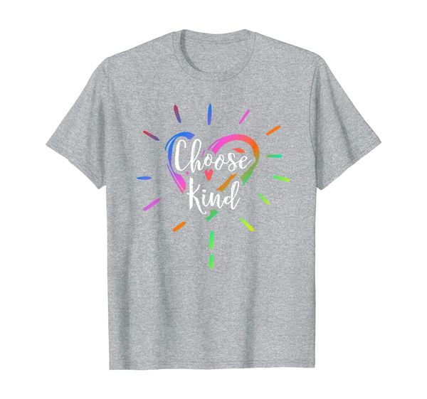 choose kind heart anti bullying t-shirt student teachers, White;black 
choose kind heart anti bullying t-shirt student teachers, White;black