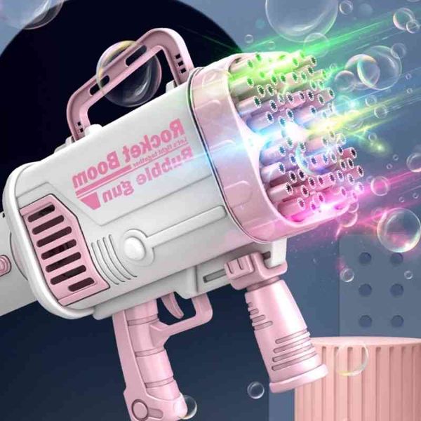 544444/64 holes electric gun with light gatling machine soap bubbles magic bubble blower gun outdoor toys for children
544444/64 holes electric gun with light gatling machine soap bubbles magic bubble blower gun outdoor toys for children