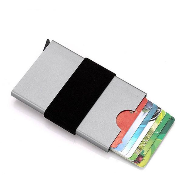 card holders aluminum rfid holder case automatic up business men metal box id wallet, Brown;gray
card holders aluminum rfid holder case automatic up business men metal box id wallet, Brown;gray