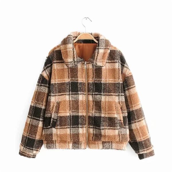 women's jackets merodi women autumn vintgae pliad khaki warm loose female casual long sleeve zipper woolen outwear hairy jacket chic, Black;brown
women's jackets merodi women autumn vintgae pliad khaki warm loose female casual long sleeve zipper woolen outwear hairy jacket chic, Black;brown