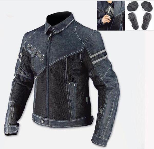 jk-006 summer leisure denim mesh coat racing motorcycle riding jacket suit men heavy rider with protection apparel
jk-006 summer leisure denim mesh coat racing motorcycle riding jacket suit men heavy rider with protection apparel