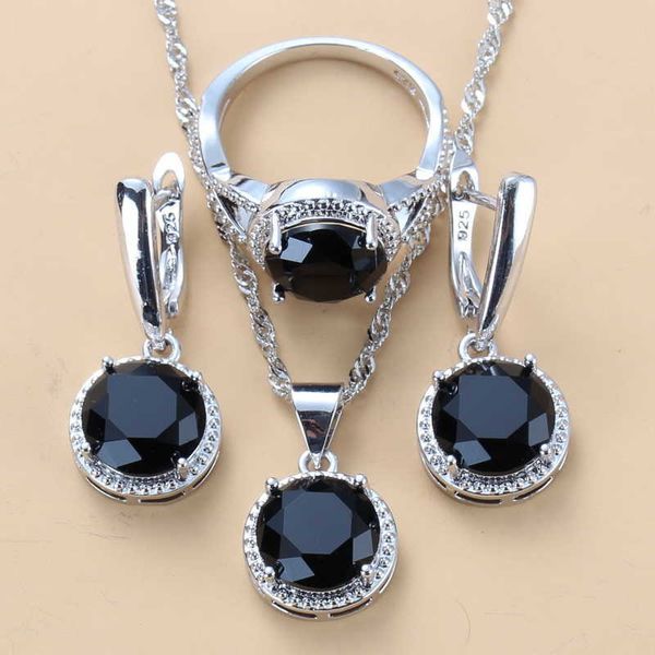 jewelry sets luxury designer bracelet 925 silver wedding black zircon dangle earrings and necklace ring 3 piece set women trendy costume
jewelry sets luxury designer bracelet 925 silver wedding black zircon dangle earrings and necklace ring 3 piece set women trendy costume