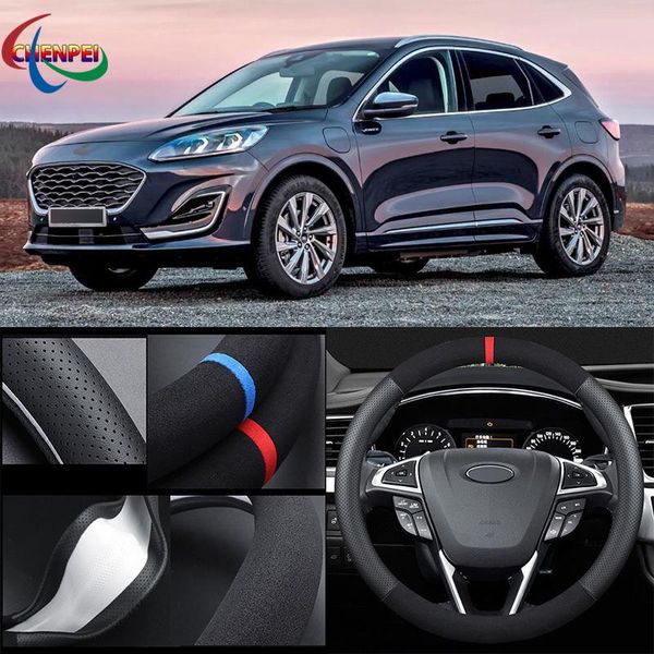 steering wheel covers 38cm non-slip dreathable suede cover for kuga car interior decoration accessories
steering wheel covers 38cm non-slip dreathable suede cover for kuga car interior decoration accessories