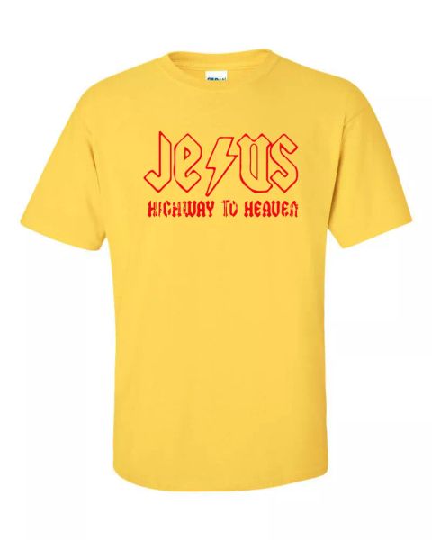 Jesus Highway to Heaven AC/DC CHRIST CHRISTIAN CONSERVATIVE Men's Tee Shirt33, White;black
Jesus Highway to Heaven AC/DC CHRIST CHRISTIAN CONSERVATIVE Men's Tee Shirt33, White;black