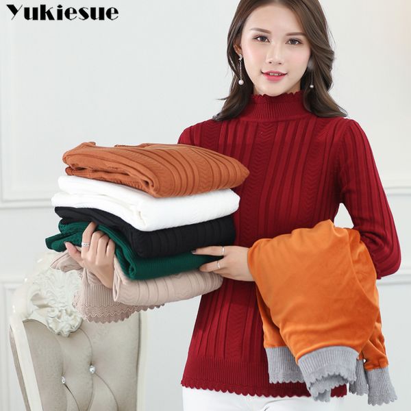 autumn winter thick sweater pullovers women turleneck long sleeve casual warm basic turtleneck female knit jumpers 210518, White;black
autumn winter thick sweater pullovers women turleneck long sleeve casual warm basic turtleneck female knit jumpers 210518, White;black