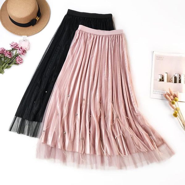 skirts fund 2021 heavy industry for drilling skirt feather metallic pleuche spelling, gauze, Black
skirts fund 2021 heavy industry for drilling skirt feather metallic pleuche spelling, gauze, Black