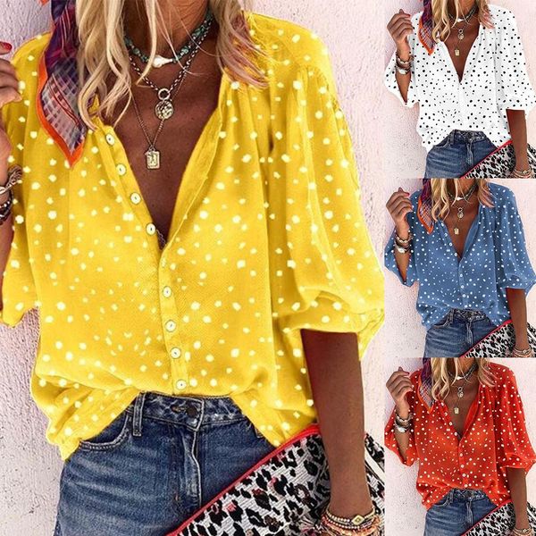 autumn fashion women plus size snowflake print 3/4 sleeve v neck blouse shirt blouses beach loose blouse printing shirt women, White
autumn fashion women plus size snowflake print 3/4 sleeve v neck blouse shirt blouses beach loose blouse printing shirt women, White