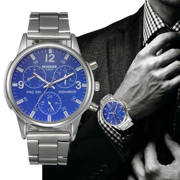wristwatches brand business mens watches casual luxury stainless steel strap blue ray glass quartz watch fashion cool clock relogio masculin, Slivery;brown
wristwatches brand business mens watches casual luxury stainless steel strap blue ray glass quartz watch fashion cool clock relogio masculin, Slivery;brown