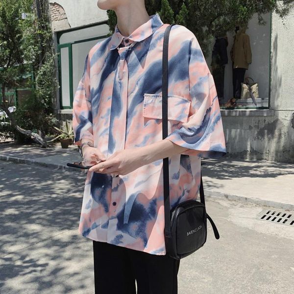 summer male korean version of the loose gradient color plus tie tide cotton casual short-sleeved shirt men's shirts, White;black
summer male korean version of the loose gradient color plus tie tide cotton casual short-sleeved shirt men's shirts, White;black