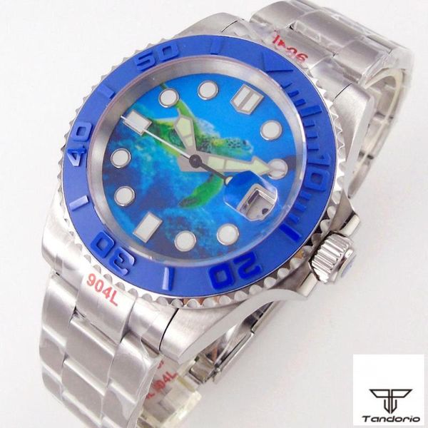 wristwatches 40mm blue face men's automatic watch japan nh35 movement sapphire tortoise dial 904l oyster bracelet glide lock ceramic in, Slivery;brown
wristwatches 40mm blue face men's automatic watch japan nh35 movement sapphire tortoise dial 904l oyster bracelet glide lock ceramic in, Slivery;brown