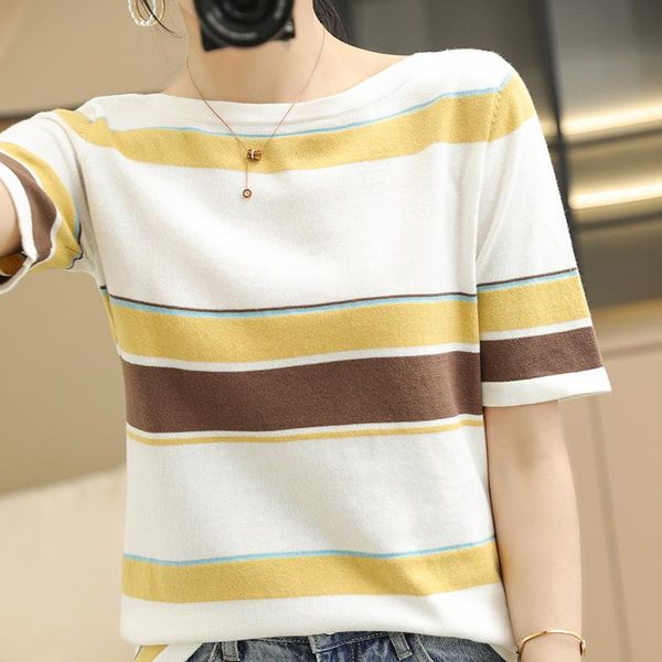 women's t-shirt 21 style short-sleeved short bottoming shirt 100% cotton pullover comfortable soft summer frseucag brand, White
women's t-shirt 21 style short-sleeved short bottoming shirt 100% cotton pullover comfortable soft summer frseucag brand, White