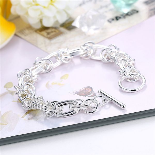 sterling silver plated big dragon head link, chain bracelet gssb025 fashion 925 silver plate jewelry bracelets, Black
sterling silver plated big dragon head link, chain bracelet gssb025 fashion 925 silver plate jewelry bracelets, Black