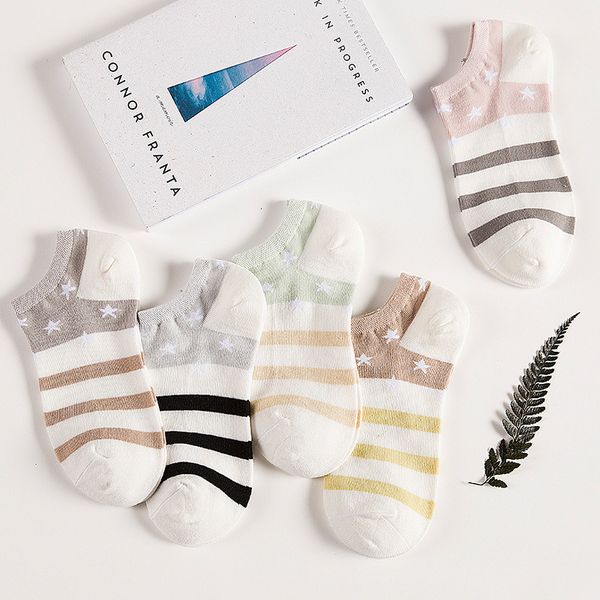 socks selling spring and summer plain color small fresh star stripe women's all cotton low ship, Black;white
socks selling spring and summer plain color small fresh star stripe women's all cotton low ship, Black;white