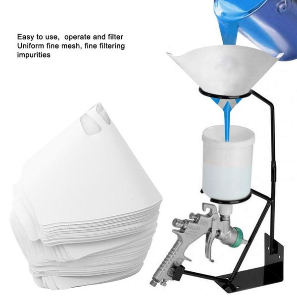 tools & accessories 100pcs 100 mesh paper paint strainer conical fine filter industrial automotive building solvent-based coating cone funne
tools & accessories 100pcs 100 mesh paper paint strainer conical fine filter industrial automotive building solvent-based coating cone funne