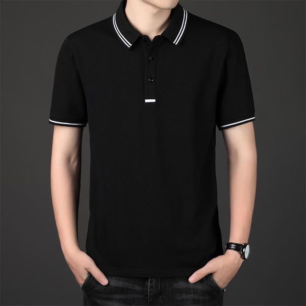 men's polos fashion short-sleeved t-shirt men poqo shirt plus fat size cotton embroidered jacket, White;black
men's polos fashion short-sleeved t-shirt men poqo shirt plus fat size cotton embroidered jacket, White;black