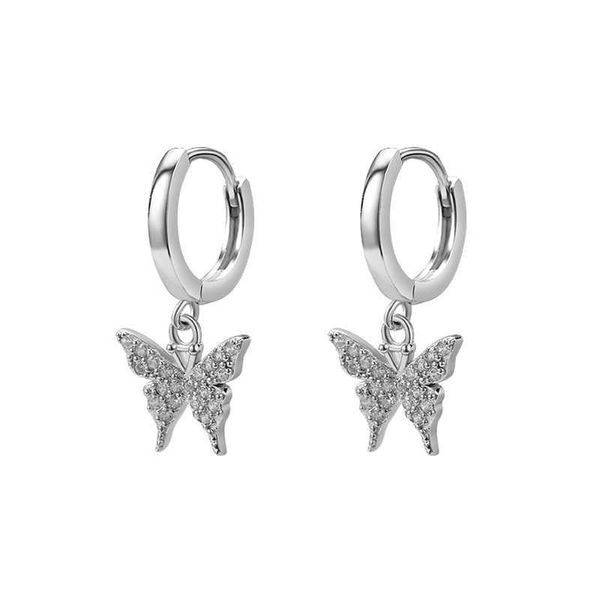 stud silver sterling korean butterfly crystal... earrings for women's wedding jewelry... pendant eh486., Golden;silver
stud silver sterling korean butterfly crystal... earrings for women's wedding jewelry... pendant eh486., Golden;silver