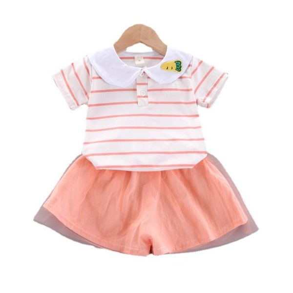 summer children striped clothes baby girls cartoon t shirt shorts 2pcs/sets kids infant clothing toddler cotton tracksuit sets, White
summer children striped clothes baby girls cartoon t shirt shorts 2pcs/sets kids infant clothing toddler cotton tracksuit sets, White