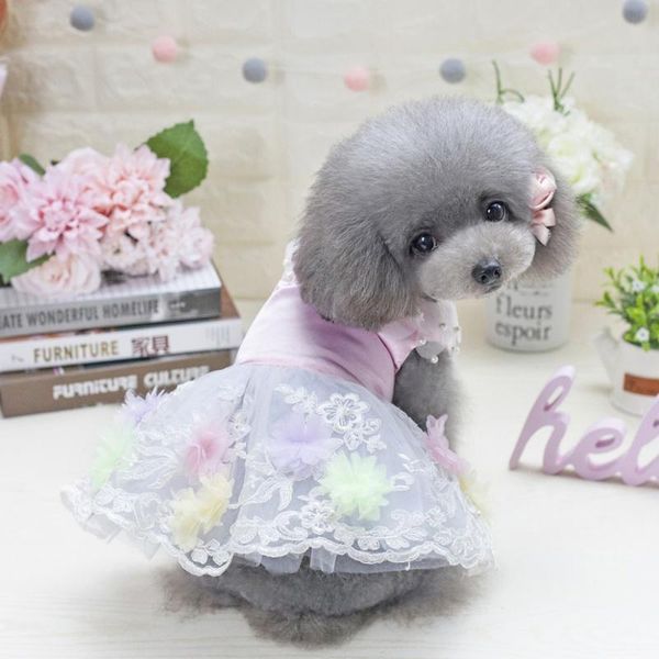 dog apparel spring autumn mesh tulle dress floral skirt princess party dresses pearl wedding for small medium pet#
dog apparel spring autumn mesh tulle dress floral skirt princess party dresses pearl wedding for small medium pet#