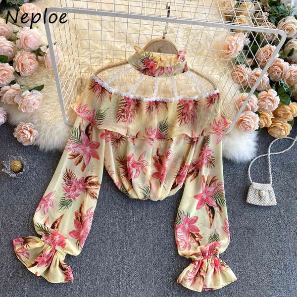 neploe elegant lace wooden ear patch blouse women stand collar puff long sleeve slim blusas spring vintage print chiffon shirt 210423, White
neploe elegant lace wooden ear patch blouse women stand collar puff long sleeve slim blusas spring vintage print chiffon shirt 210423, White