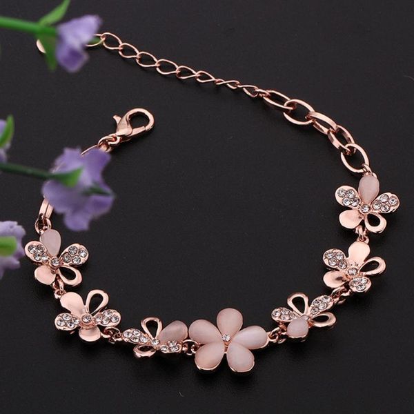 charm bracelets rose gold flower bracelet eco-friendly hollow petals wrist jewelry decorated with crystal beads for, Golden;silver
charm bracelets rose gold flower bracelet eco-friendly hollow petals wrist jewelry decorated with crystal beads for, Golden;silver