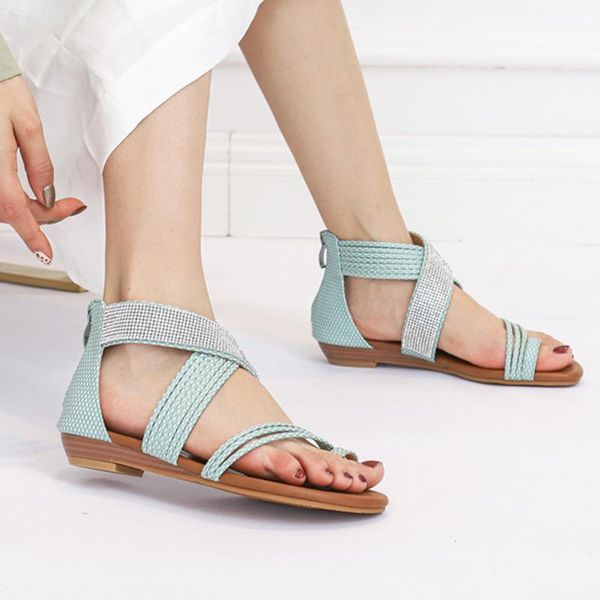 summer women sandals zip cover heel clip toe flat narrow band women's shoes solid non slip ladies footwear casual 2021, Black
summer women sandals zip cover heel clip toe flat narrow band women's shoes solid non slip ladies footwear casual 2021, Black
