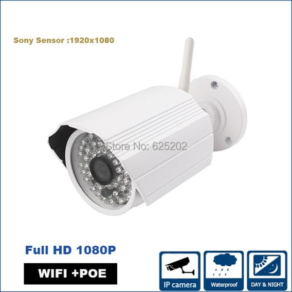 wifi and poe function 1080p 2.0mp waterproof cctv ip surveillance camera cameras