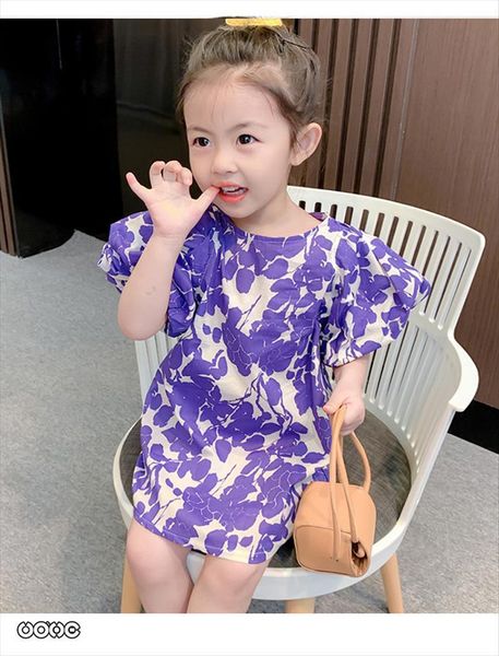 childrens short sleeved french spring girl dresses and summer foreign style girls purple flowers puff sleeve white factory, Red;yellow
childrens short sleeved french spring girl dresses and summer foreign style girls purple flowers puff sleeve white factory, Red;yellow