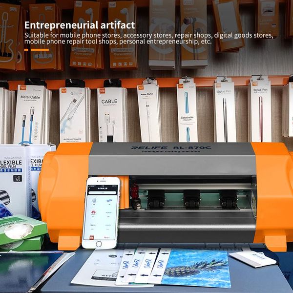 cell phone repairing tools relife rl-870c intelligent film cutting machine for phones watchs tablet back/front precision app operation
cell phone repairing tools relife rl-870c intelligent film cutting machine for phones watchs tablet back/front precision app operation