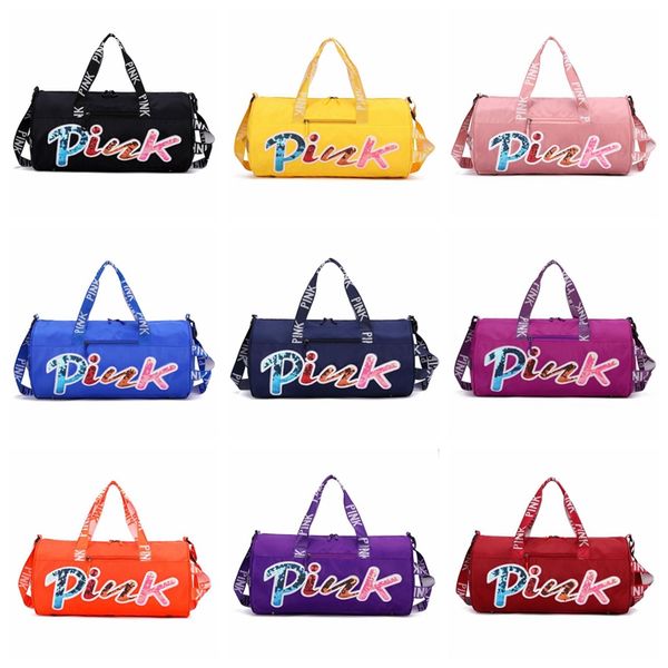 sequins pink travel bag women fitness training bag for sports gym female yoga dry wet separation with shoes bags
sequins pink travel bag women fitness training bag for sports gym female yoga dry wet separation with shoes bags