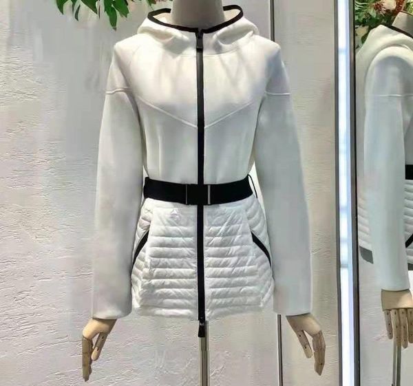 women's jackets hooded coat 2021 autumn winter parka women cotton patchwork belt deco long sleeve casual white blue black outerwear, Black;brown
women's jackets hooded coat 2021 autumn winter parka women cotton patchwork belt deco long sleeve casual white blue black outerwear, Black;brown