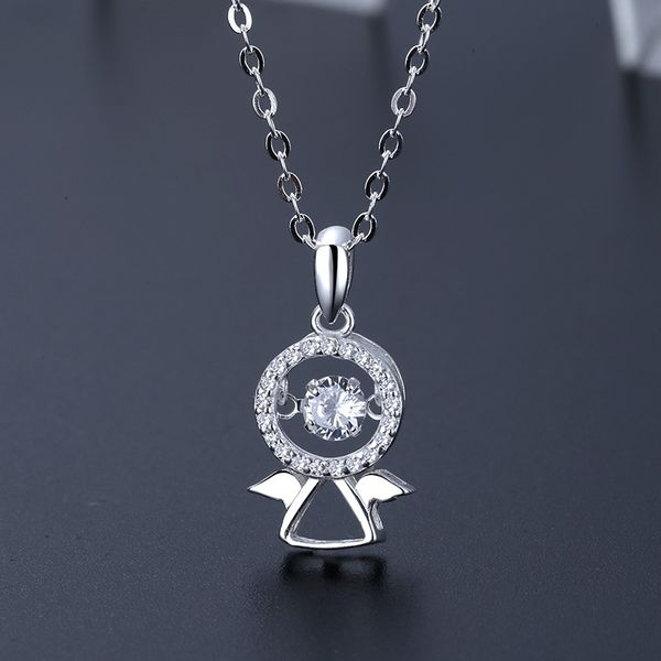 zuyin 990 angel smart zircon pendant necklace women's beating heart cross chain geometry versatile fashion, Black
zuyin 990 angel smart zircon pendant necklace women's beating heart cross chain geometry versatile fashion, Black