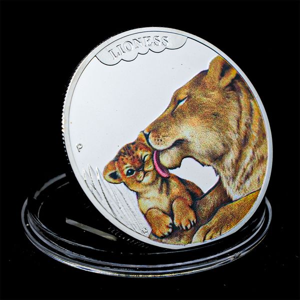 10pcs non magnetic silver plated lioness lion mother love elizabeth ii queen tuvalu animal cents souvenirs coin medal collectible coins
10pcs non magnetic silver plated lioness lion mother love elizabeth ii queen tuvalu animal cents souvenirs coin medal collectible coins