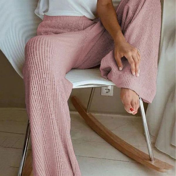 women's pants & capris women solid knitted wide leg trousers autumn fashion high waist loose pantalones female casual comfortable stree, Black;white
women's pants & capris women solid knitted wide leg trousers autumn fashion high waist loose pantalones female casual comfortable stree, Black;white
