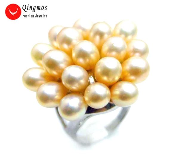 wedding rings qingmos fashion pink pearl ring for women with black rice natural 25mm flower #8-9 fine jewelry gift bague anel r27, Slivery;golden
wedding rings qingmos fashion pink pearl ring for women with black rice natural 25mm flower #8-9 fine jewelry gift bague anel r27, Slivery;golden