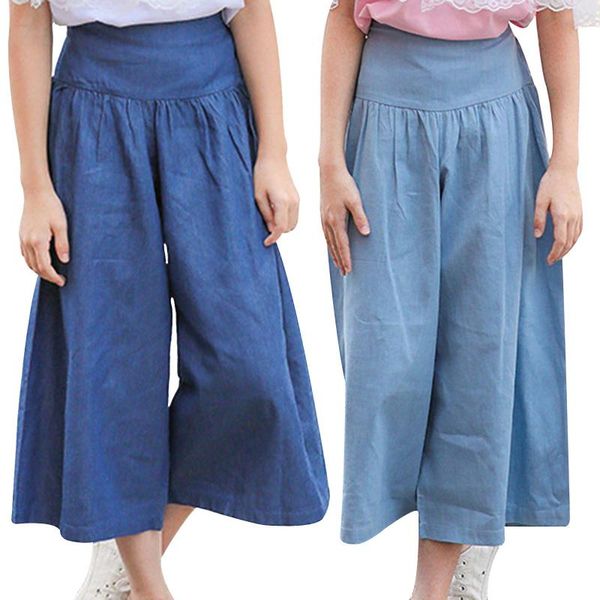 oyolan girls jeans for kids denim pants teenage wide leg 10 12 year elastic high waist children trousers, Blue
oyolan girls jeans for kids denim pants teenage wide leg 10 12 year elastic high waist children trousers, Blue