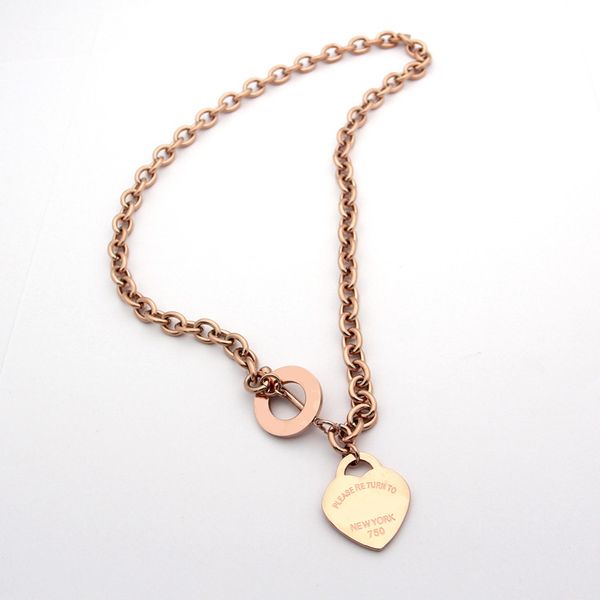 factory outlet brand necklace famous brand jewerly 316l titanium steel 18k gold plated necklace short chain silver man heart pendant fo
factory outlet brand necklace famous brand jewerly 316l titanium steel 18k gold plated necklace short chain silver man heart pendant fo