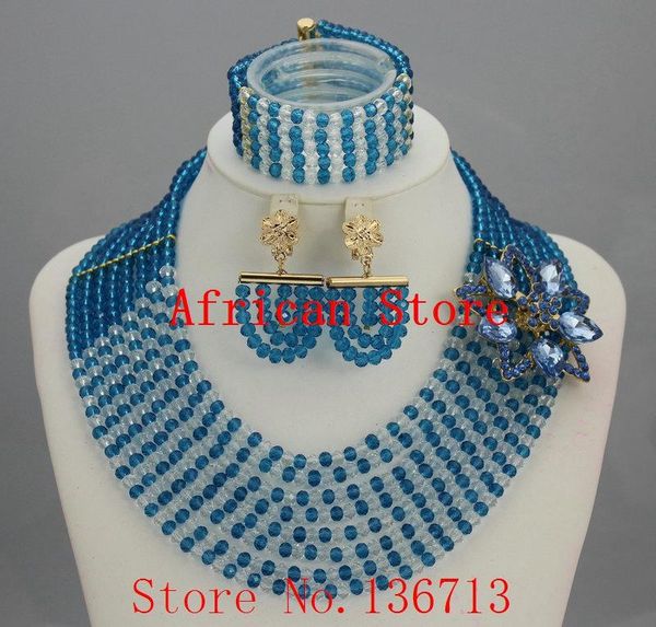 earrings & necklace fashion costume bridal imitation pearl nigerian wedding african beads jewelry set crystal and earring l194, Silver
earrings & necklace fashion costume bridal imitation pearl nigerian wedding african beads jewelry set crystal and earring l194, Silver