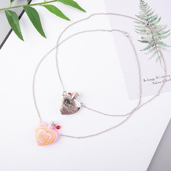 pendant necklaces ins hip-hop three-dimensional pink heart bottle necklace love letter for women fashion jewelry, Silver
pendant necklaces ins hip-hop three-dimensional pink heart bottle necklace love letter for women fashion jewelry, Silver