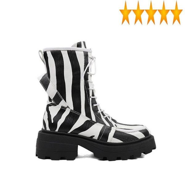 boots women street platform ankle autumn square toe striped runway brand fashion preppy style lace up thick heel, Black
boots women street platform ankle autumn square toe striped runway brand fashion preppy style lace up thick heel, Black