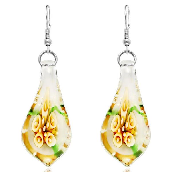 dangle & chandelier trendy glass material flower design earrings for women exquisite ethnic style female wedding engagement jewelry, Silver
dangle & chandelier trendy glass material flower design earrings for women exquisite ethnic style female wedding engagement jewelry, Silver