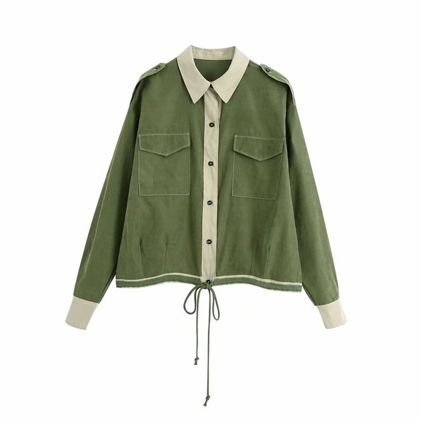 streetwear women pocket shirts fashion ladies turn down collar shirt female chic loose casual girls blouses 210430, White
streetwear women pocket shirts fashion ladies turn down collar shirt female chic loose casual girls blouses 210430, White