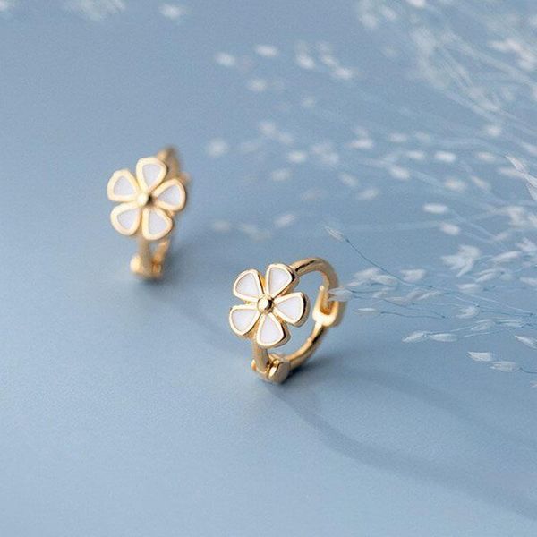 hoop & huggie a00278 real 925 sterling silver sweet romantic flower ear buckle for women korean girl fashion birthday earring jewelry, Golden;silver
hoop & huggie a00278 real 925 sterling silver sweet romantic flower ear buckle for women korean girl fashion birthday earring jewelry, Golden;silver