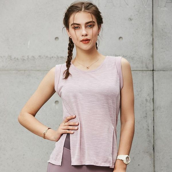 yoga outfit shirts stripe quick dry o-neck running gym fashion bottom side fork opening fitness sport vest women anti-sweat loose
yoga outfit shirts stripe quick dry o-neck running gym fashion bottom side fork opening fitness sport vest women anti-sweat loose