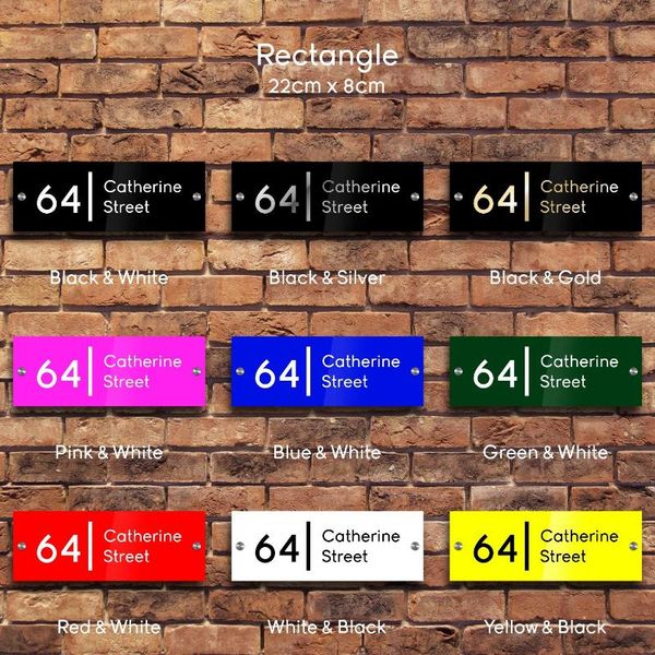personalised house number sign custom engraved front door acrylic plaque 22x8cm 30x14cm rectangle other hardware
personalised house number sign custom engraved front door acrylic plaque 22x8cm 30x14cm rectangle other hardware