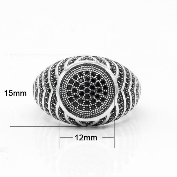 sterling silver women ring with small black cubic zircon signet thai line design for female fashion jewelry cluster rings, Golden;silver
sterling silver women ring with small black cubic zircon signet thai line design for female fashion jewelry cluster rings, Golden;silver
