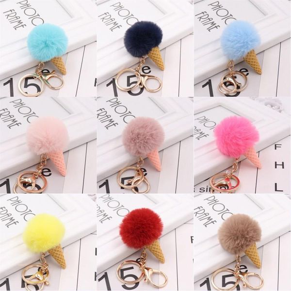 stylish ice cream cone fluffy keychain for women artificial faux rabbit fur pompoms keyring handbag puff ball keyfob jewelry, Slivery;golden
stylish ice cream cone fluffy keychain for women artificial faux rabbit fur pompoms keyring handbag puff ball keyfob jewelry, Slivery;golden