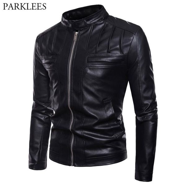 men's fur & faux casual stand collar motorcycle leather jacket men 2021 brand mens coat veste cuir homme 2xl, Black
men's fur & faux casual stand collar motorcycle leather jacket men 2021 brand mens coat veste cuir homme 2xl, Black