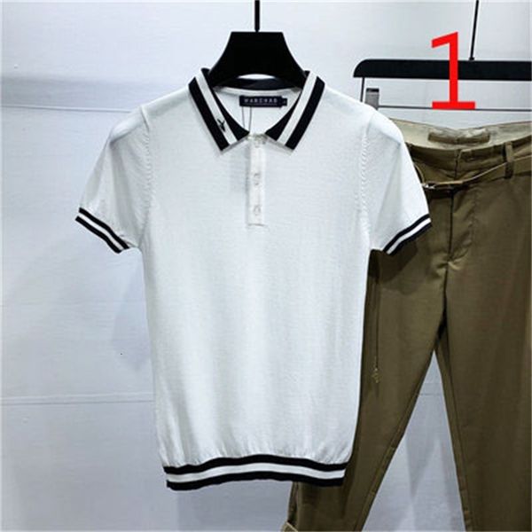 t shirts summer men's embroidered lapel short-sleeved slim youth large size tide brand t-shirt, White;black
t shirts summer men's embroidered lapel short-sleeved slim youth large size tide brand t-shirt, White;black